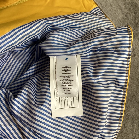 NWT Talbots sunflower yellow zip up vest Petite Large - Picture 6 of 8